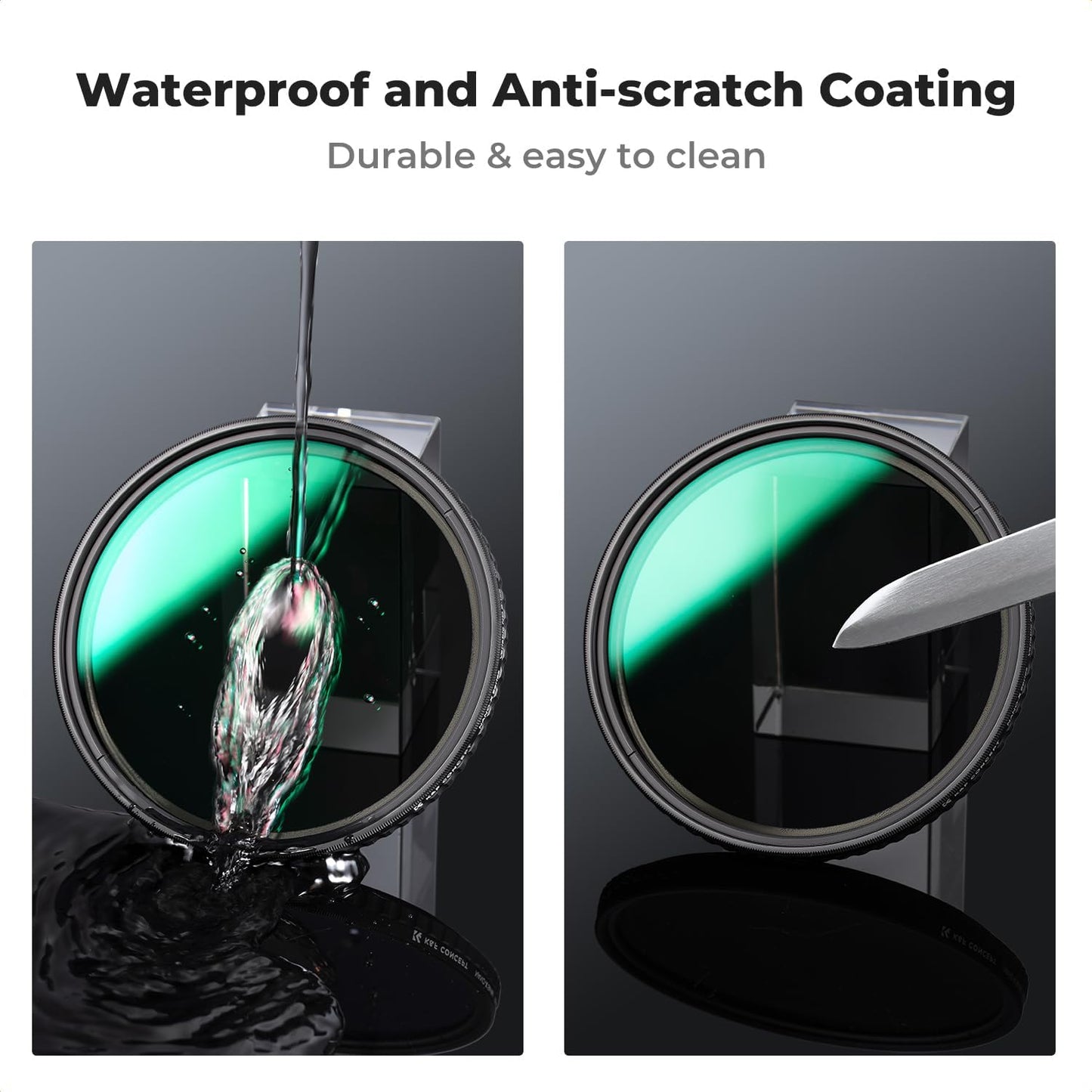 67Mm Variable ND Lens Filter ND8-ND128 (3-7 Stop) Waterproof VND Filter with 28 Multi-Coatings for Camera Lens (Nano-X Series)