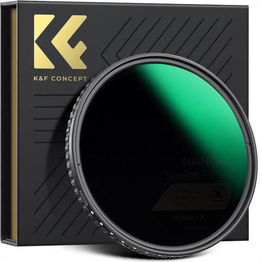 67Mm Variable ND Lens Filter ND8-ND128 (3-7 Stop) Waterproof VND Filter with 28 Multi-Coatings for Camera Lens (Nano-X Series)