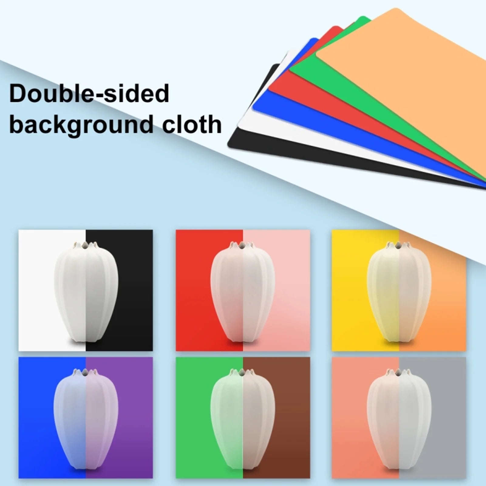 Soft Box Set Portable Folding Photo Lighting Modifier Photography Tent Box with 12 Colors Backdrops