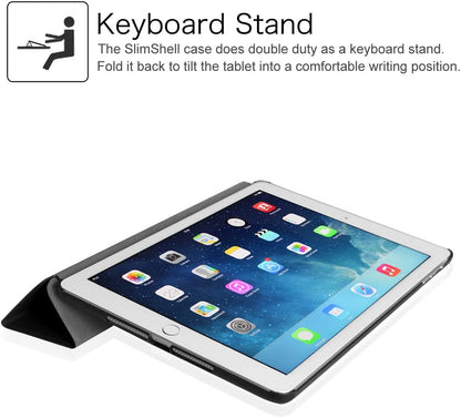 Slimshell Case for Ipad 6Th / 5Th Generation (2018 2017 Model, 9.7 Inch), Ipad Air 2 / Air 1 (9.7 Inch) - Lightweight Stand Smart Protective Cover with Auto Sleep/Wake, Black